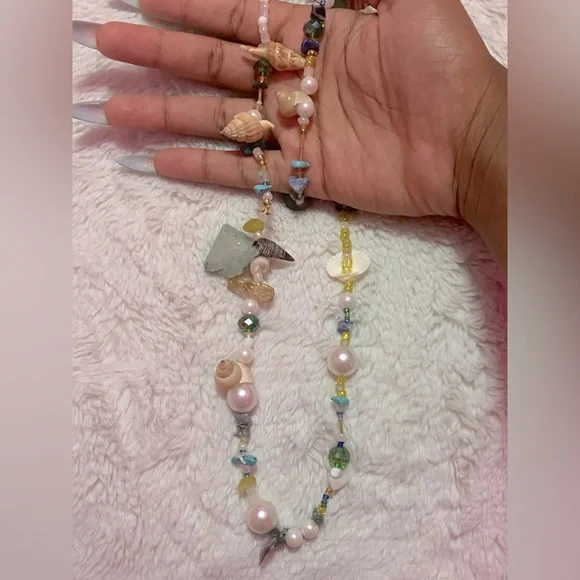 Handmade Waist bead, Anklet, & Bracelet Set - Picture 3 of 3